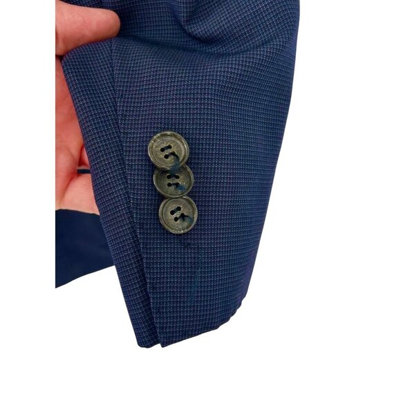 HUGO BOSS DARK NAVY BLUE THE JAMES4/SHARP6/WE BLAZER SUIT JACKET - 42L - Picture 7 of 8